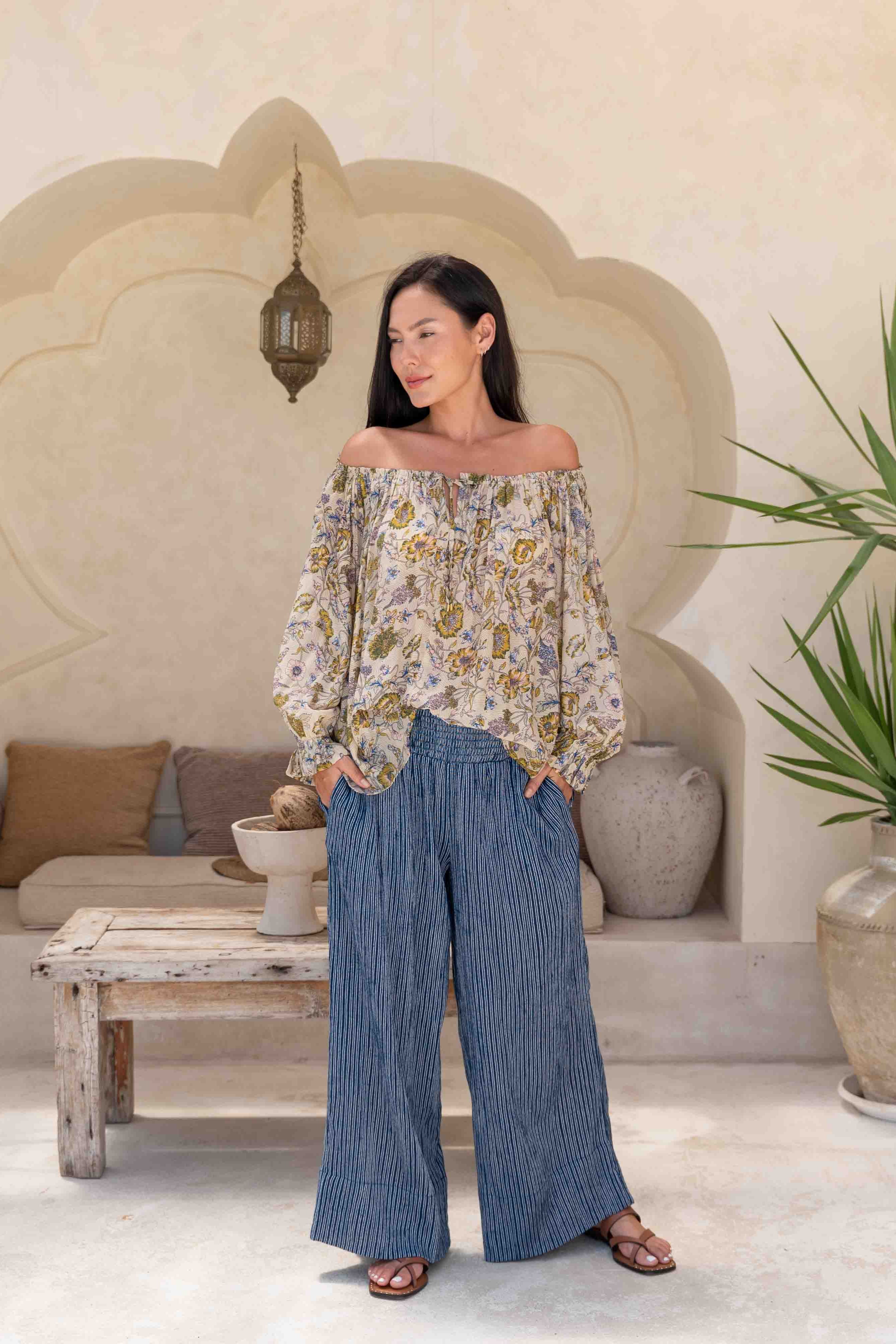 Ouvea Blouse - Meadow Floral