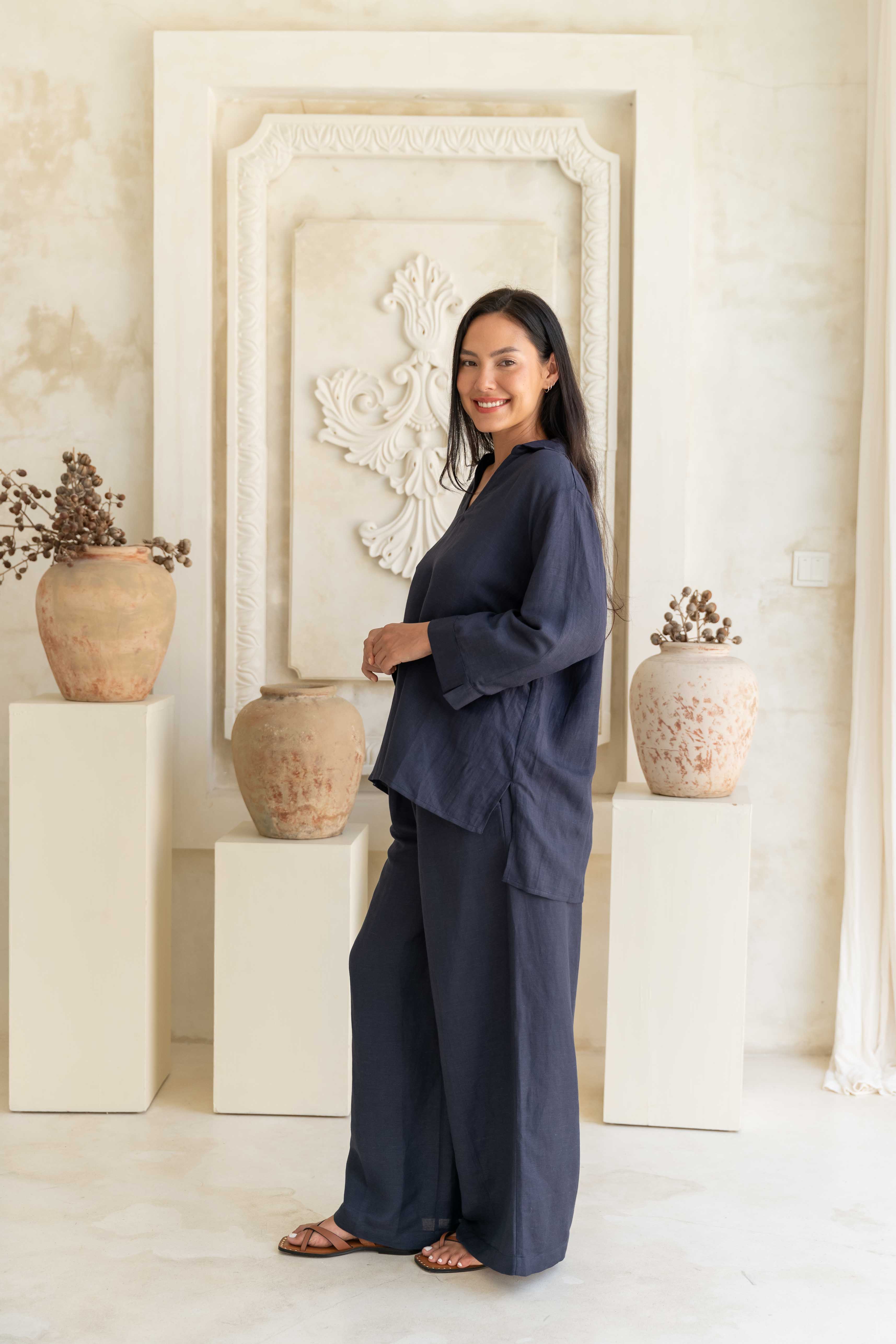 Bardot Pant - Navy