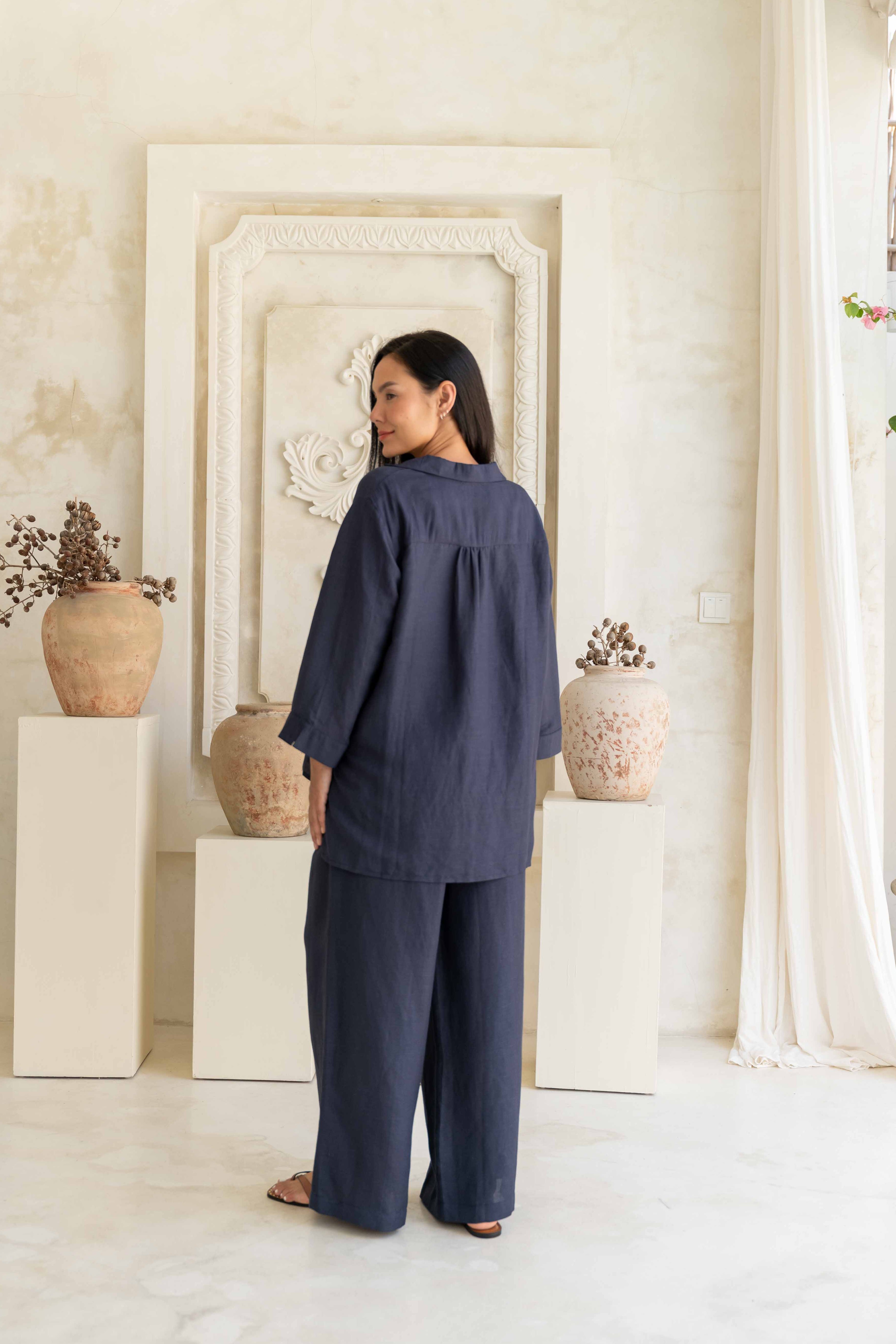 Bardot Pant - Navy