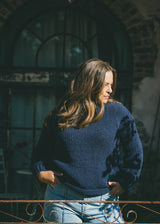 Thredbo Chunky Knit Navy