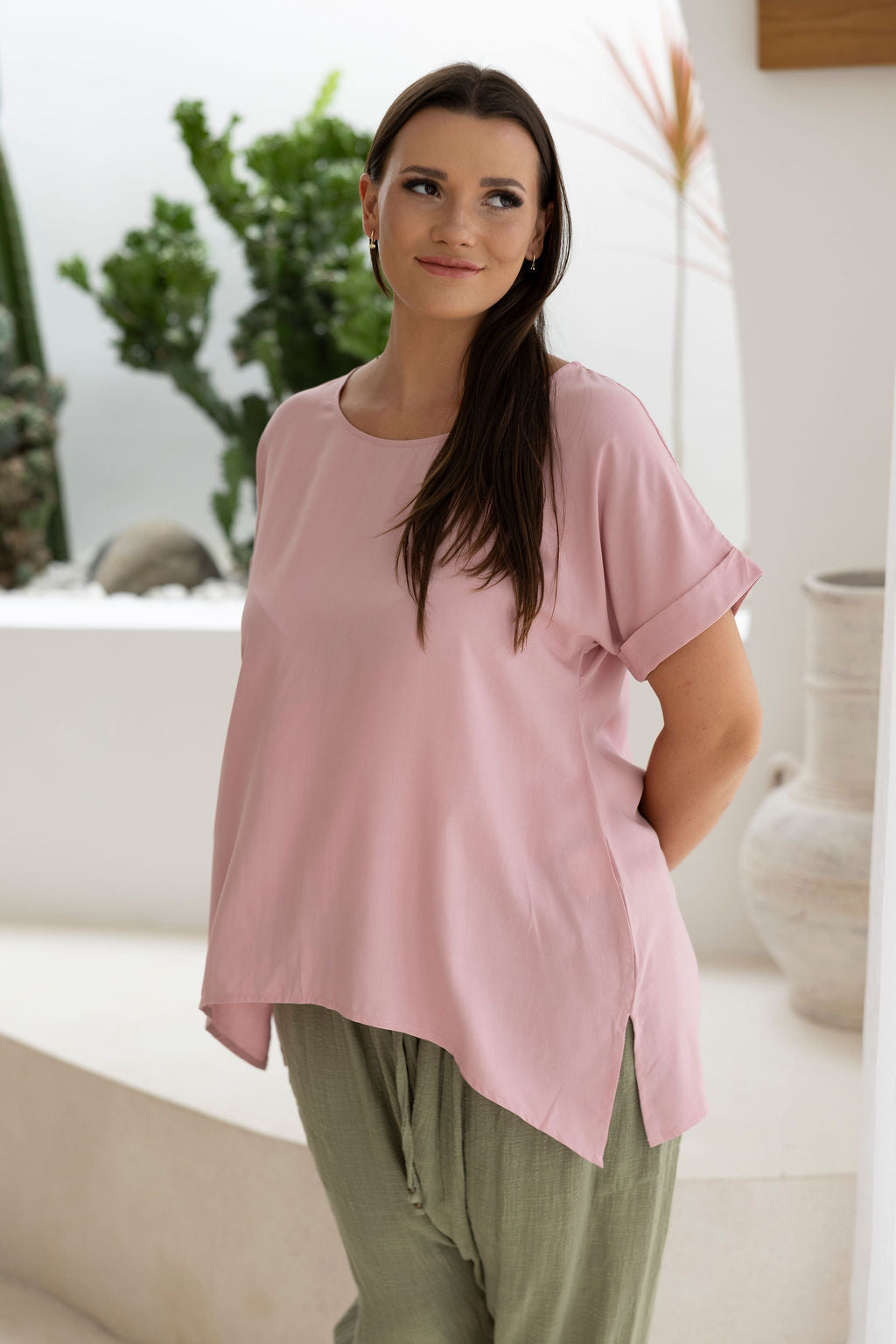 Victoria Top - Always - Dusty Pink
