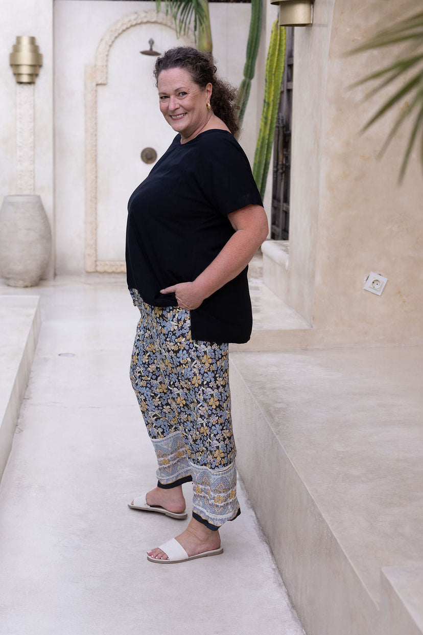 Malibu Pant - Bluebell Floral