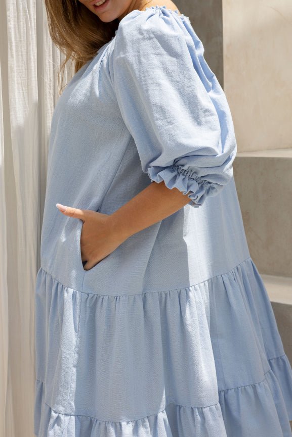 Cali Dress - Cloud - COMING SOON - Salt + Soda