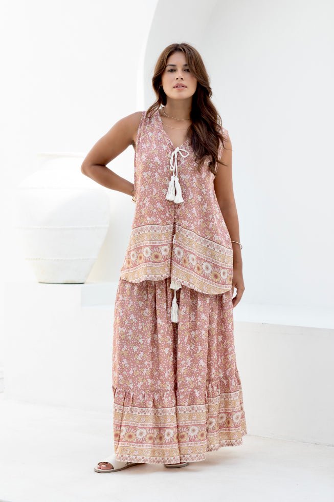 Montego Skirt - Gypsy Print - Salt + Soda