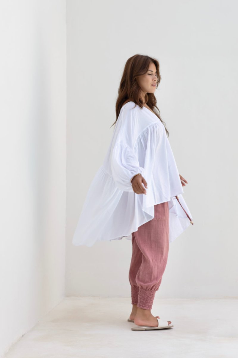 Moroccan Pant - Pink Clay - Salt + Soda