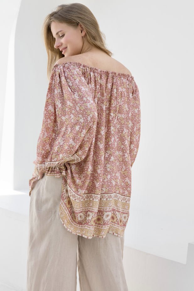 Ouvea Blouse - Gypsy Print - Salt + Soda