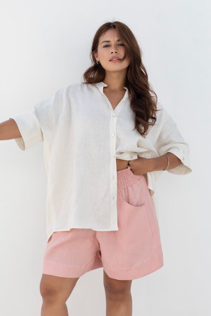 Summer Shorts - Coral - Salt + Soda