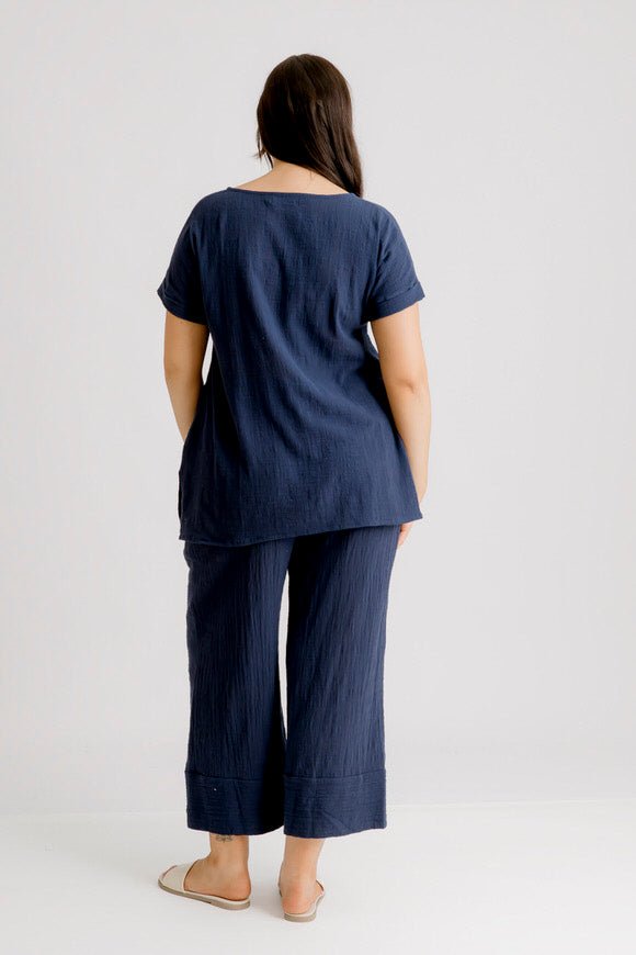 Victoria Top - Navy - Salt + Soda