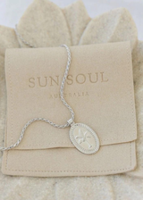 Oasis Necklace ~ Silver-Salt + Soda