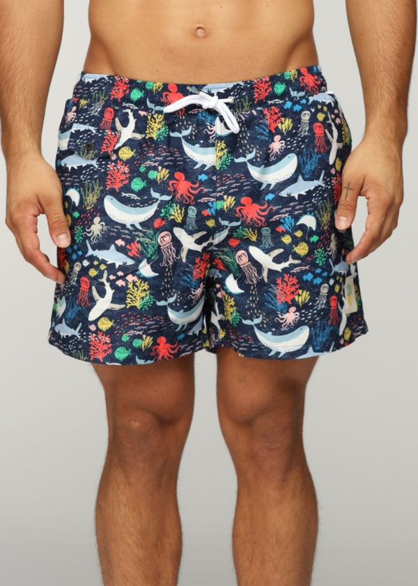 Marine Life Swim Short - Salt + Soda
