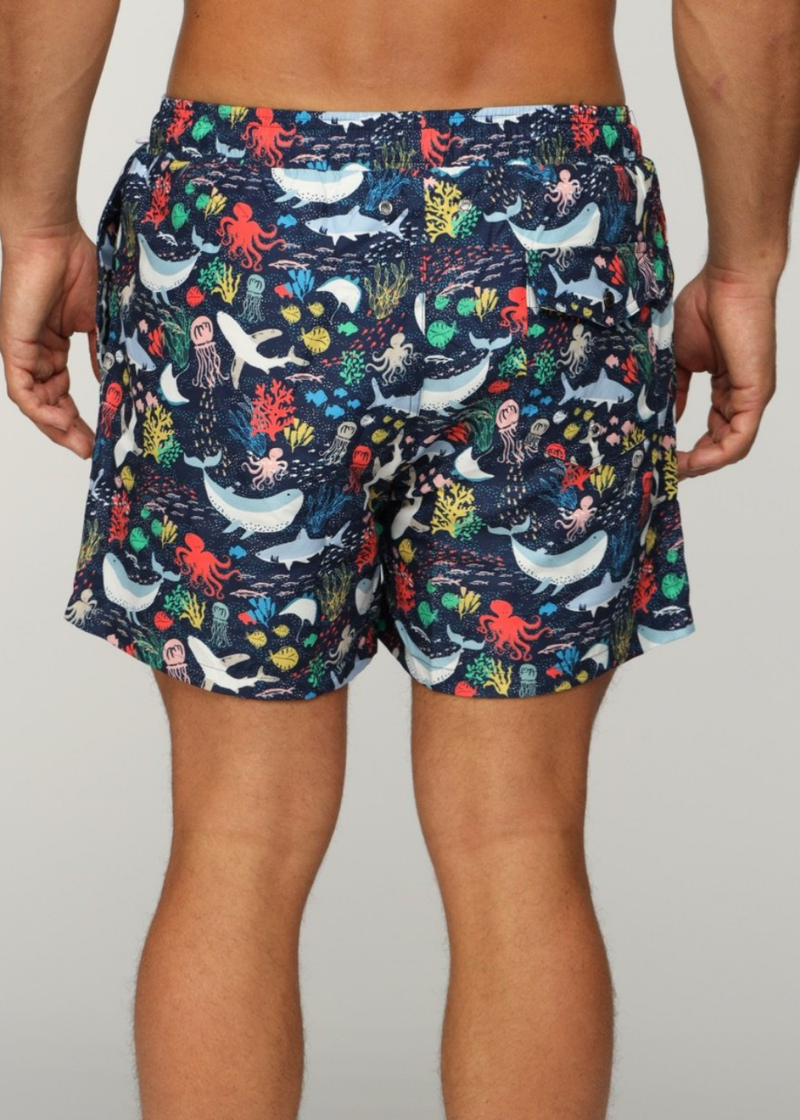Marine Life Swim Short - Salt + Soda