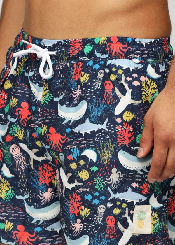 Marine Life Swim Short - Salt + Soda