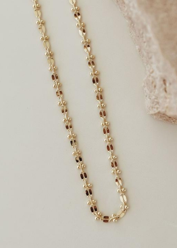 Sunrise Necklace ~ Gold - Salt + Soda