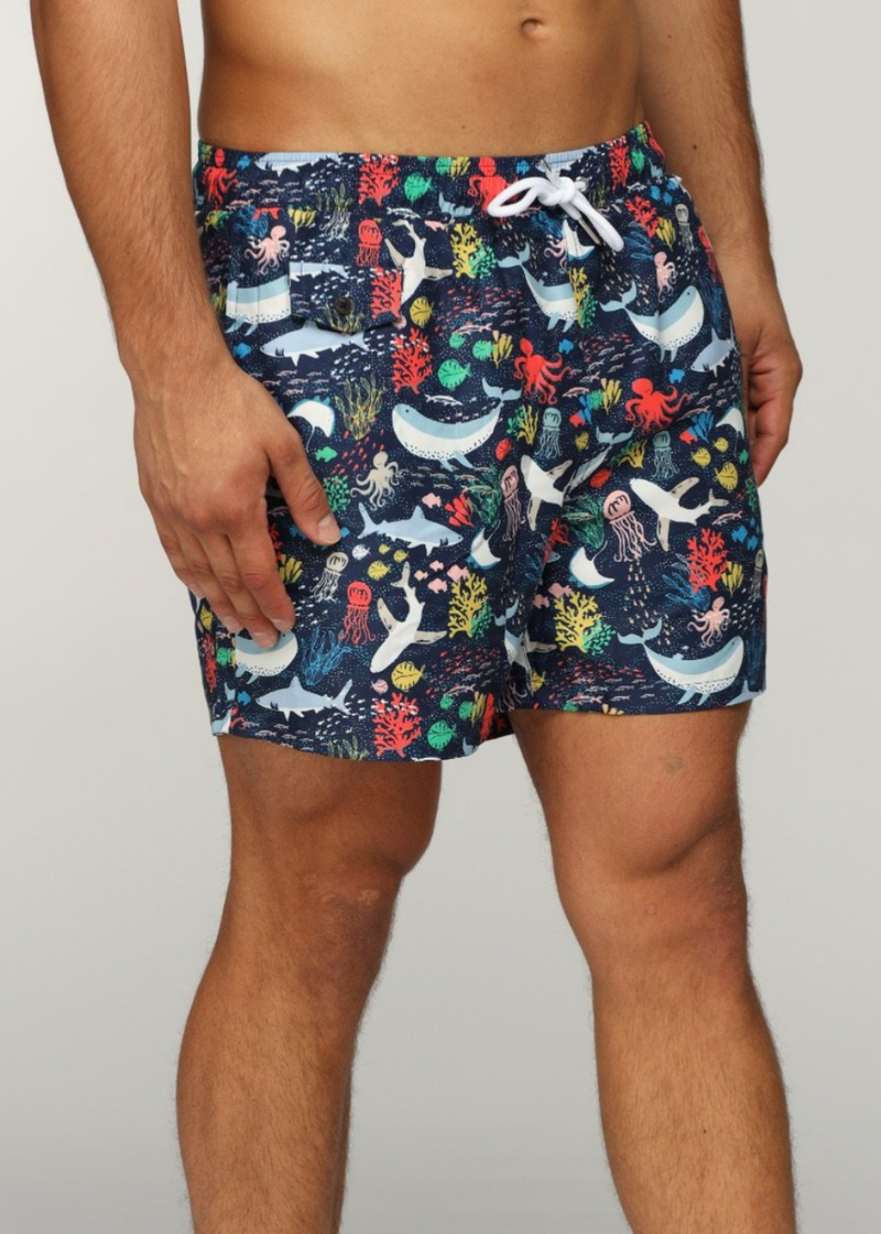 Marine Life Swim Short - Salt + Soda