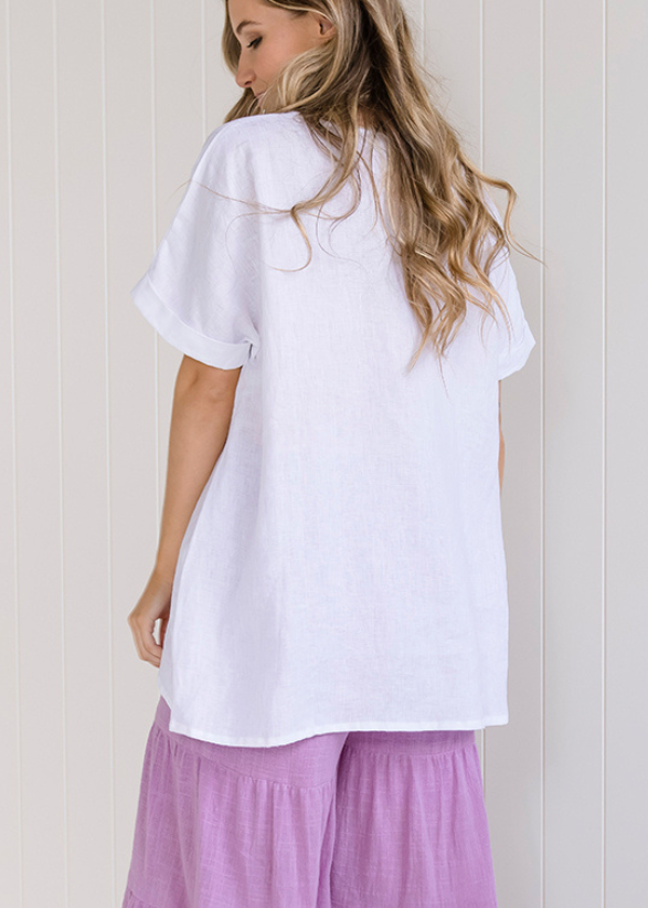 Victoria Top White - Salt + Soda