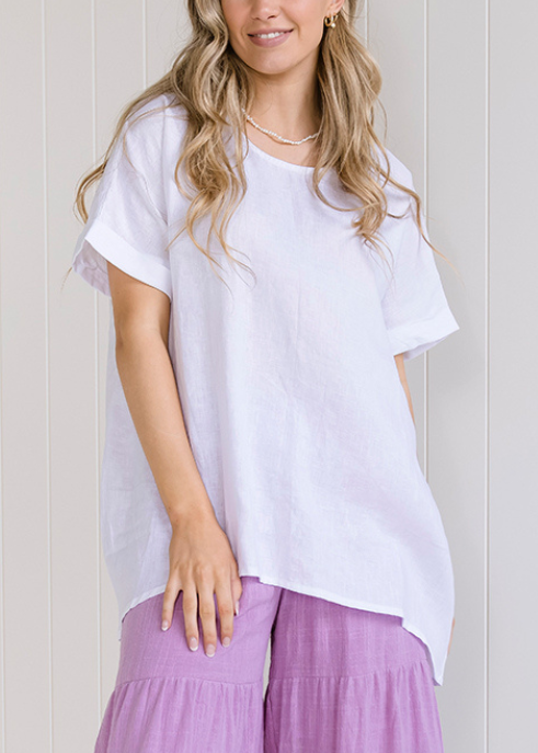 Victoria Top White - Salt + Soda