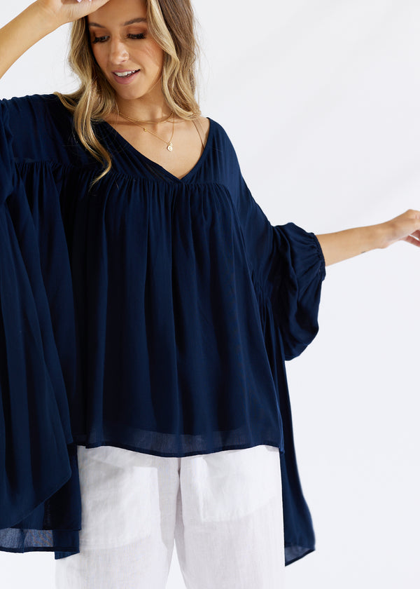 Florence Blouse Navy