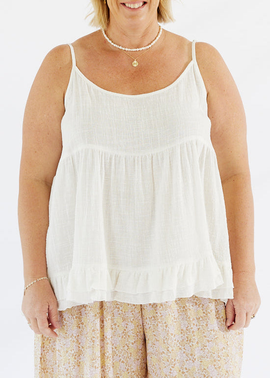 Ipanema Cami Cream - Salt + Soda