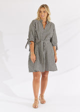 Liotta Dress Black Check