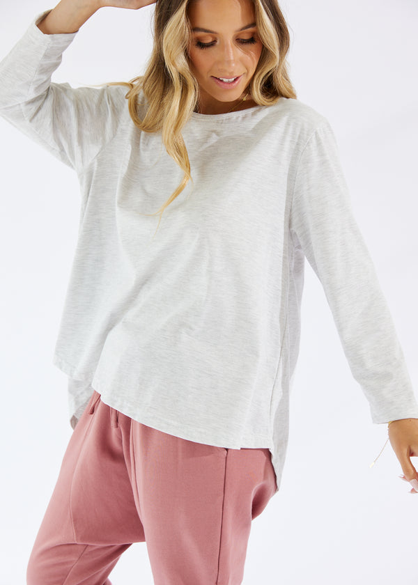 Monaco Tee L/S Grey