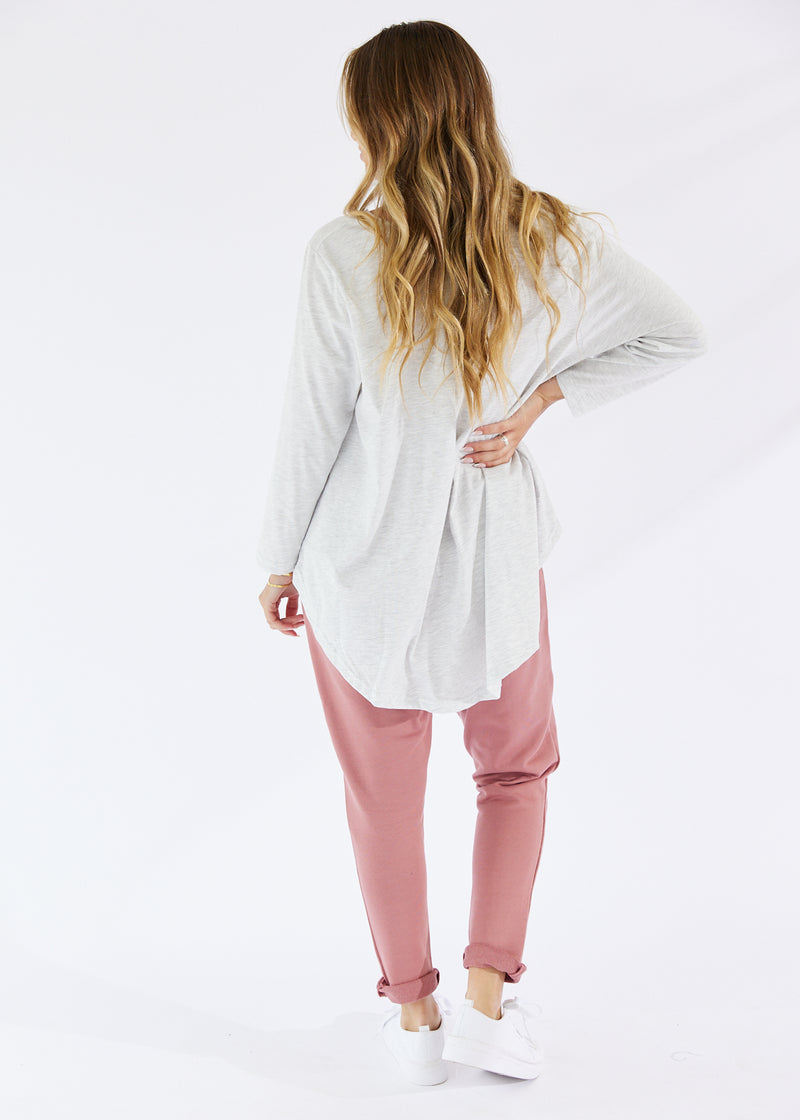 Monaco Tee L/S Grey