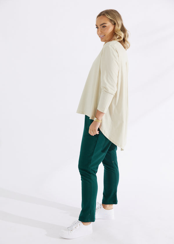 Monaco Tee L/S Alabaster