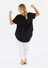 Monaco Star Tee Ebony