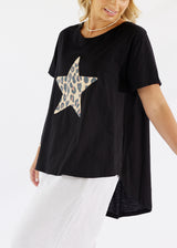 Monaco Star Tee Ebony
