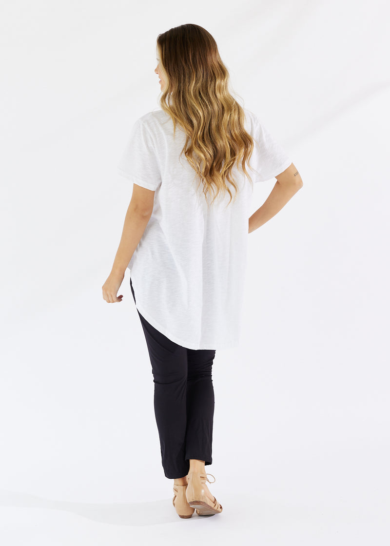 Monaco Star Tee Crisp White