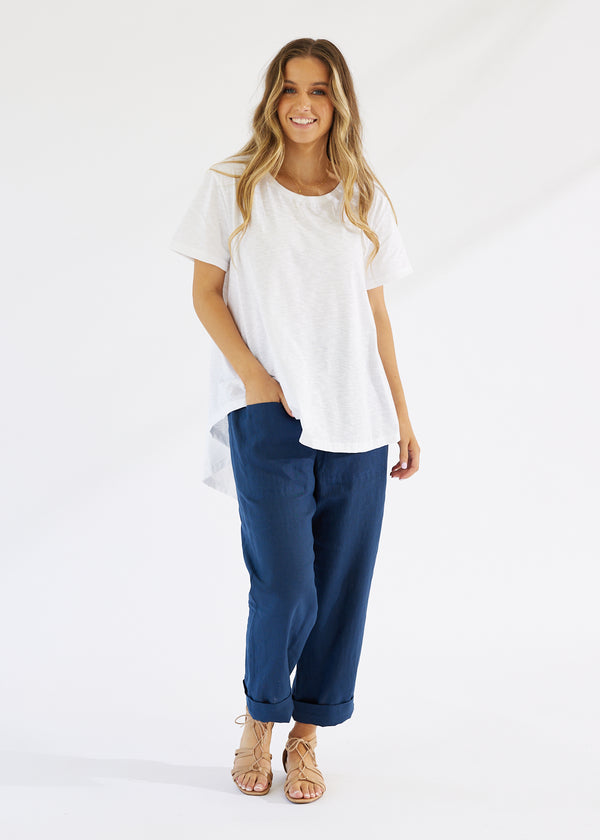 Monaco Tee Crisp White