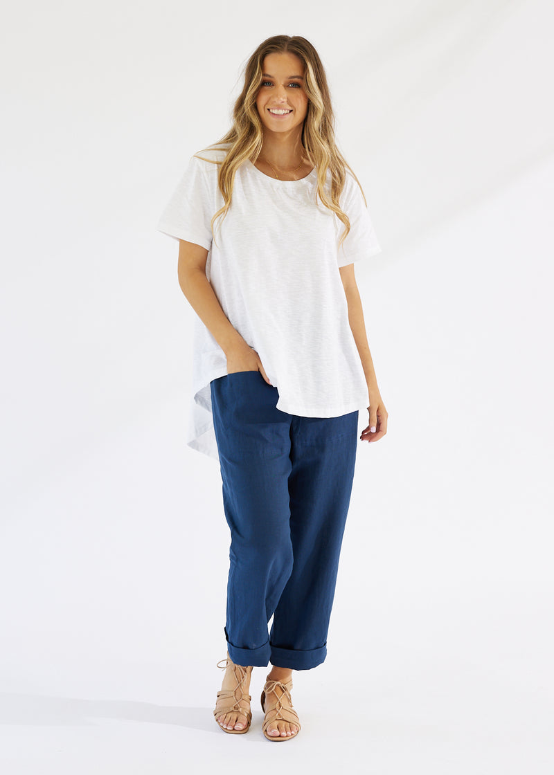 Monaco Tee Crisp White