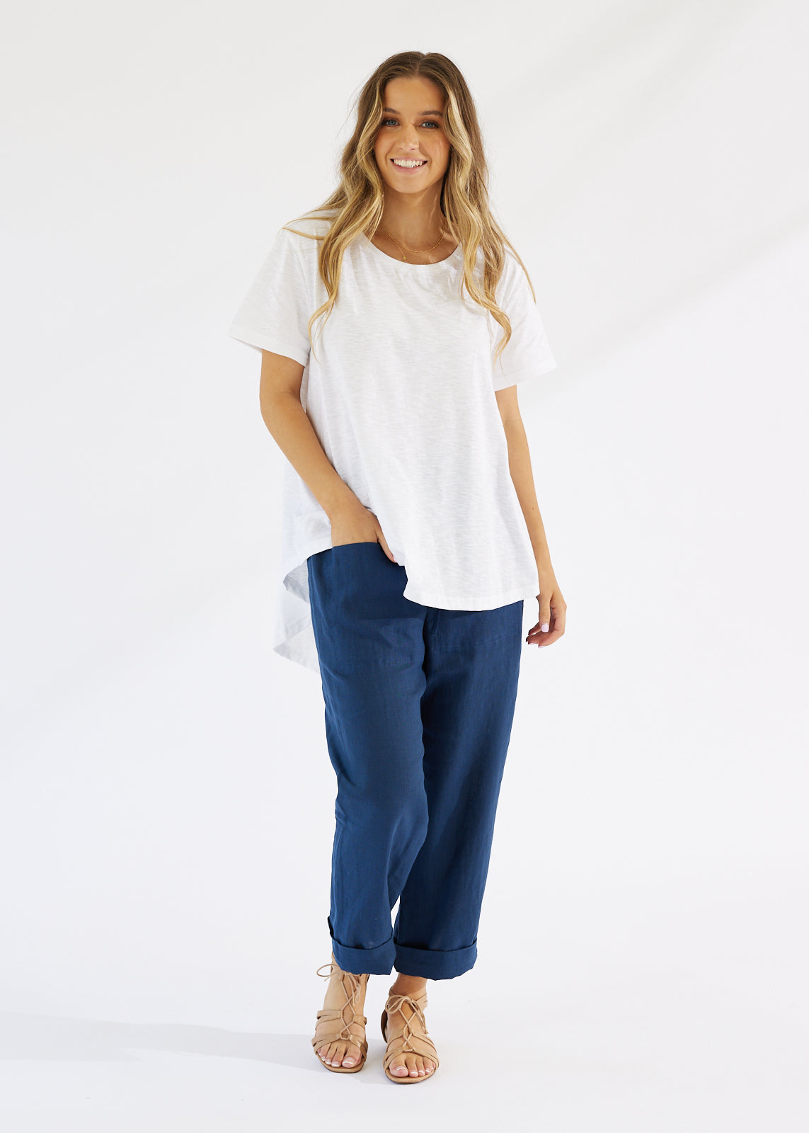Portsea Pant Navy - Salt + Soda