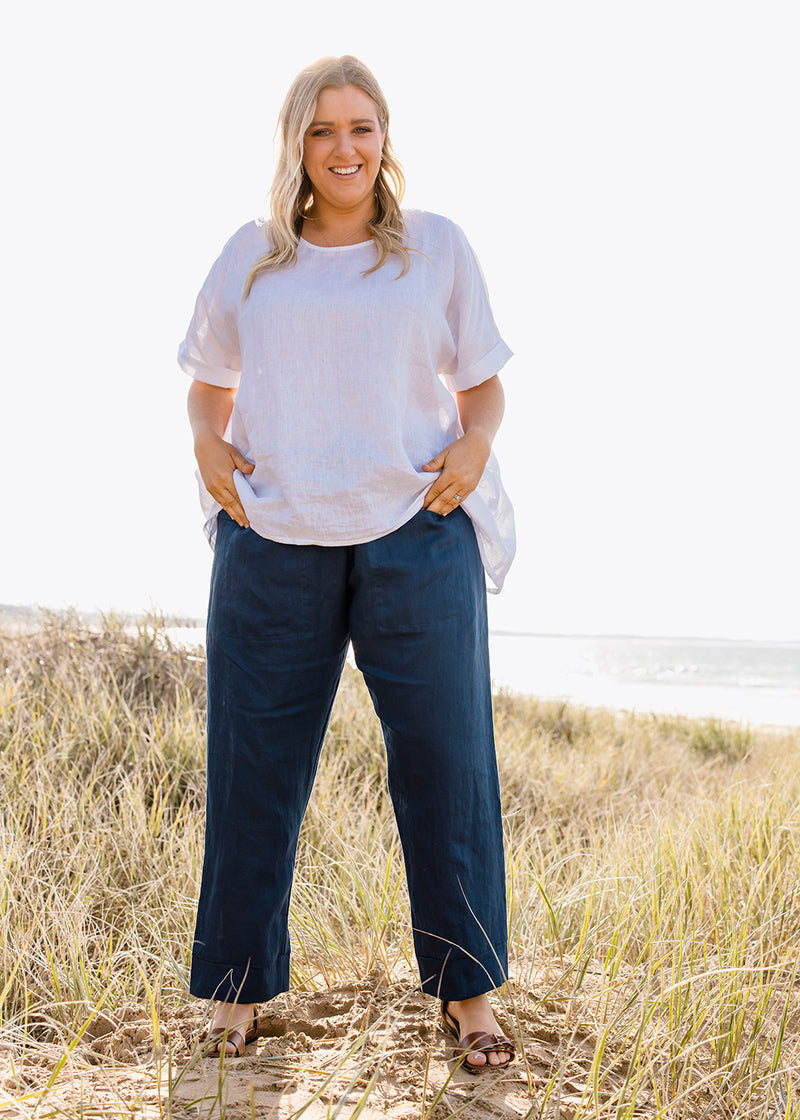 Portsea Pant Navy - Salt + Soda