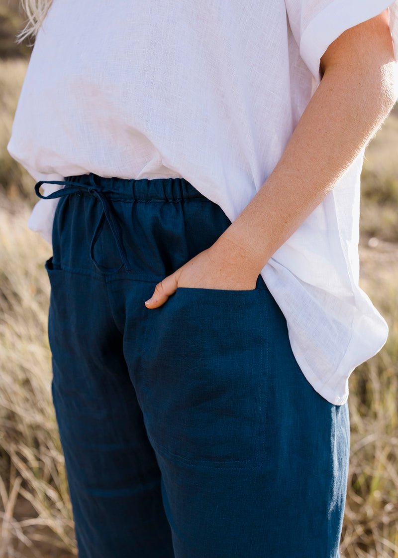 Portsea Pant Navy - Salt + Soda