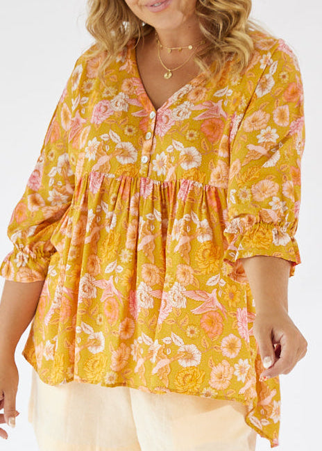 Preston Blouse Amarillo - Salt + Soda