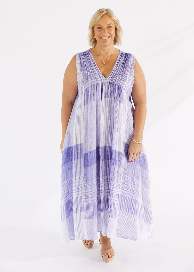 Rhodes Dress Pacific Blue