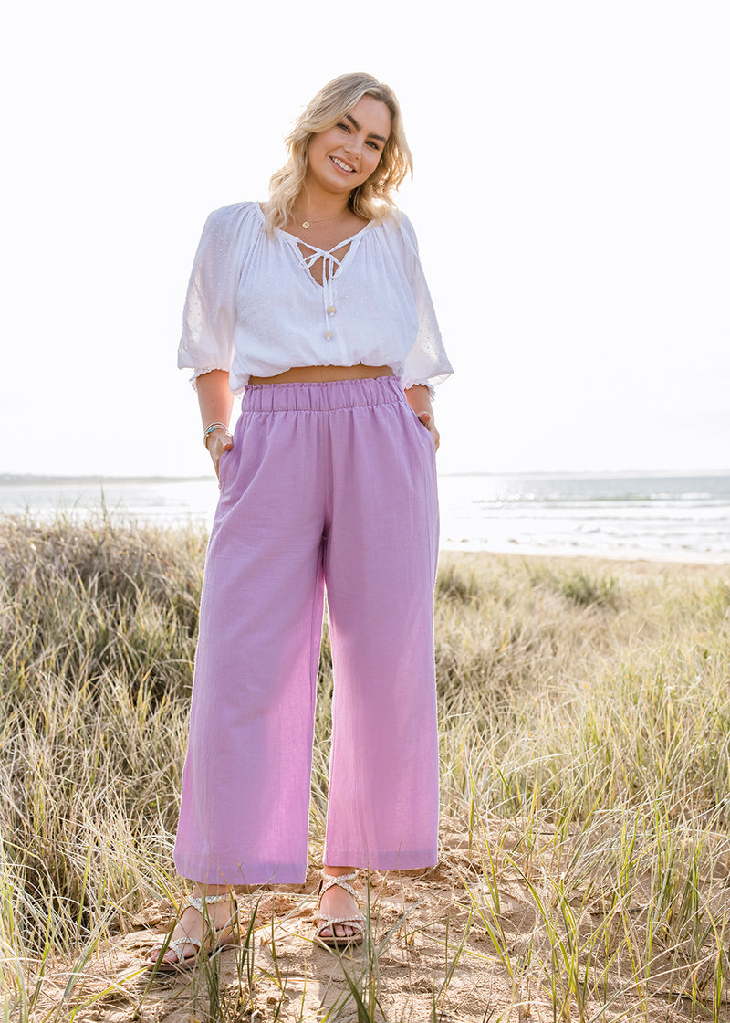 Rimini Pant Violet - Salt + Soda
