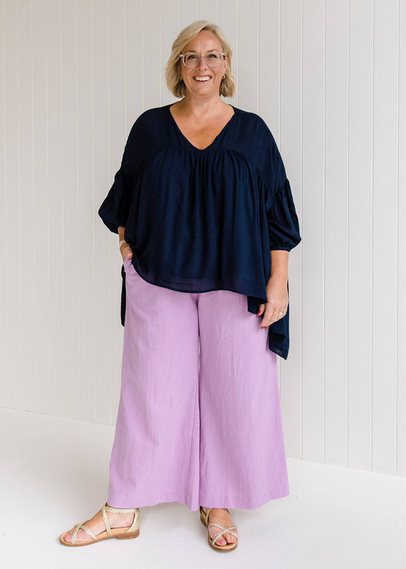 Rimini Pant Violet - Salt + Soda