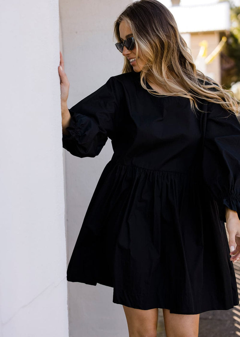 Sabina Dress Black - Salt + Soda