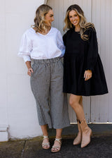 Sabina Dress Black - Salt + Soda
