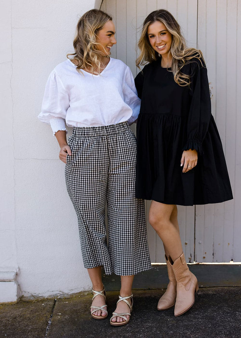 Sabina Dress Black - Salt + Soda