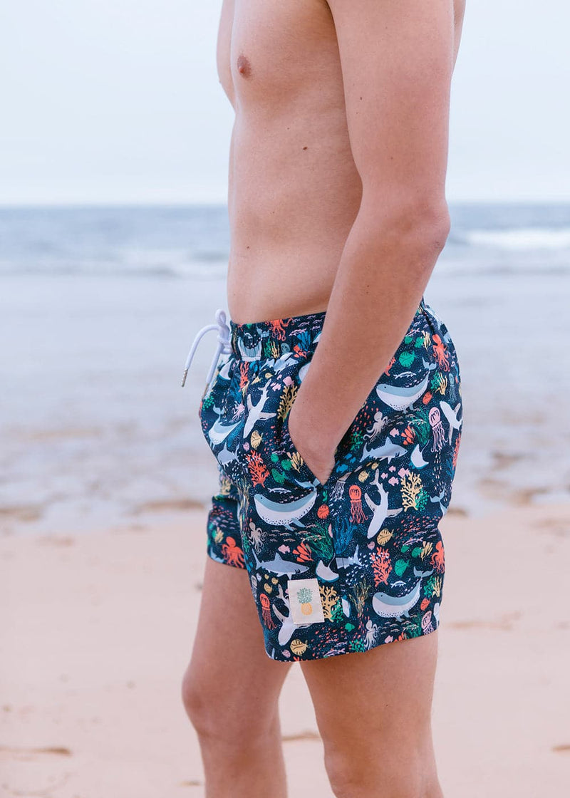 Marine Life Swim Short - Salt + Soda