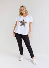 Monaco Star Tee Crisp White - Salt + Soda