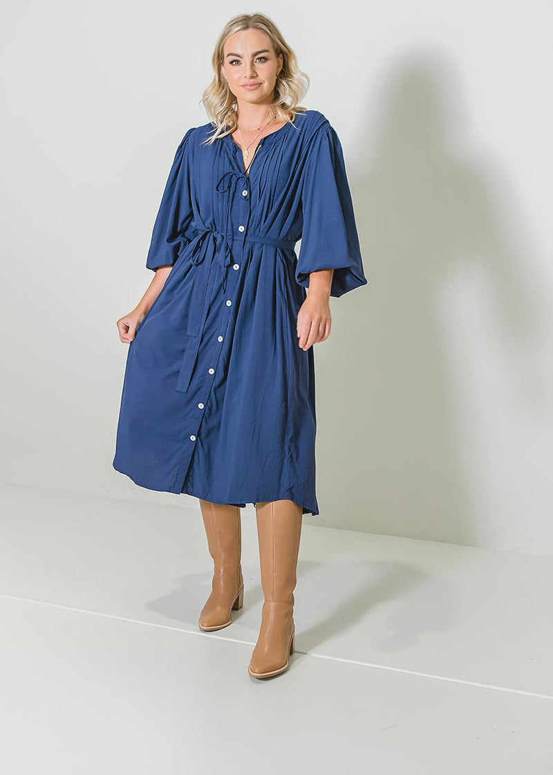 Novella Dress Blue Grotto - Salt + Soda