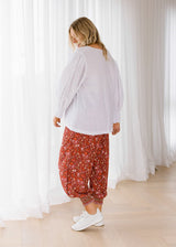 Pisa Linen Blouse White - Salt + Soda