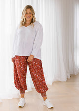 Pisa Linen Blouse White - Salt + Soda