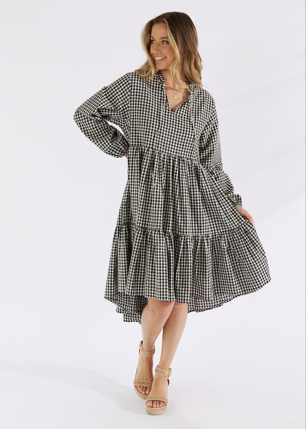 Zolli Dress Black Check